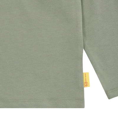 T-Shirt langarm, dunkelgrün für Jungs