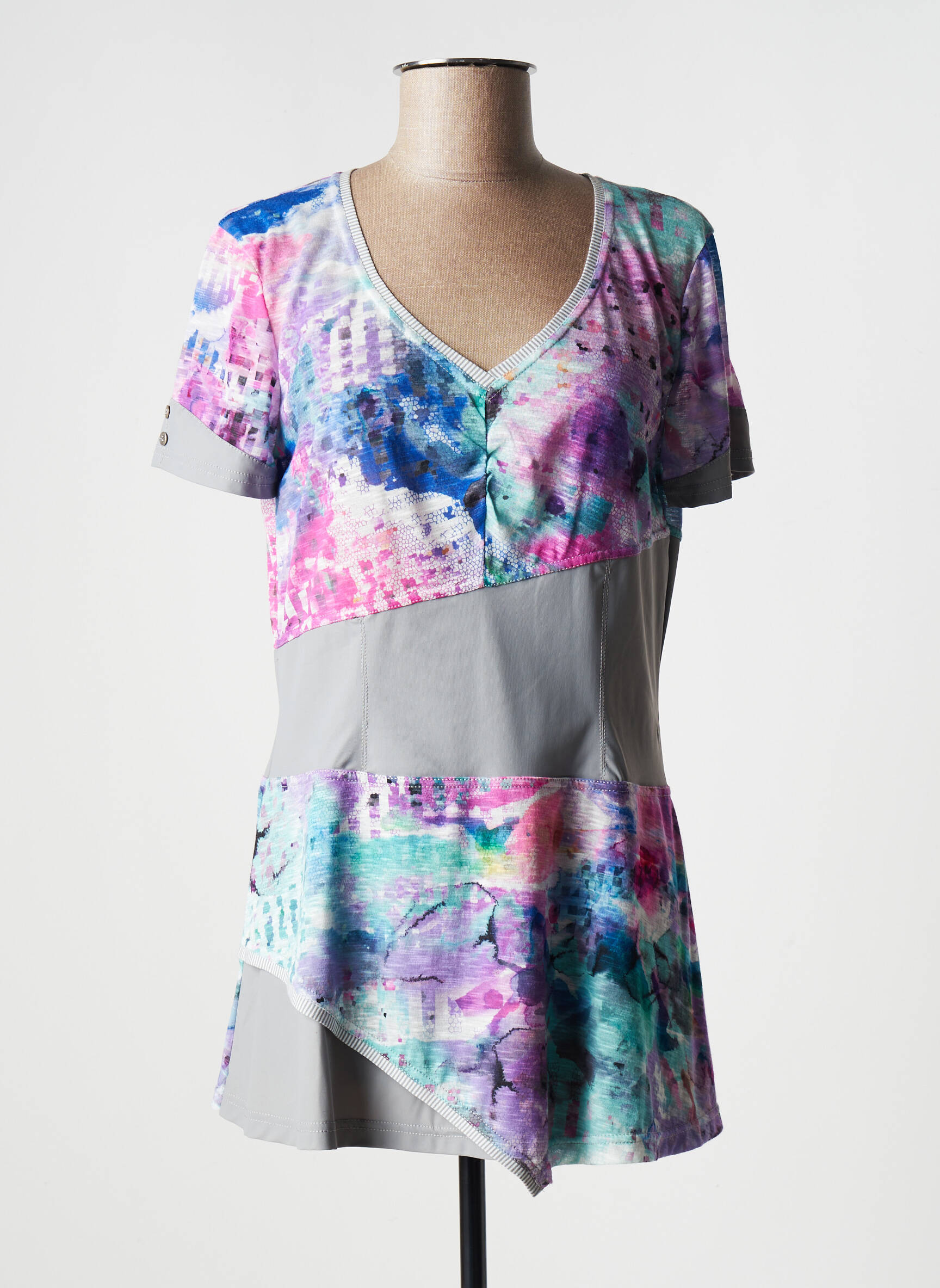 Pauporte Tuniquemanchecourte Femme couleur violet