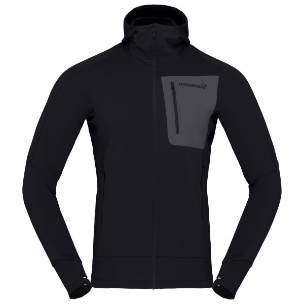 Norrøna - Falketind Power Grid Hood - Fleecejacke