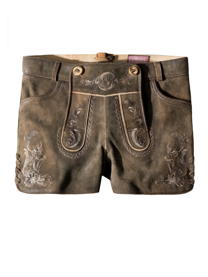 Stockerpoint Stockerpoint Trachtenlederhose Leya in kiesel gespeckt günstig kaufen