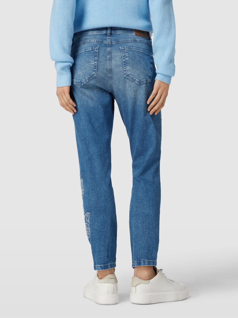 Jeans im 5-Pocket-Design Modell 'ORNELLA' in blau