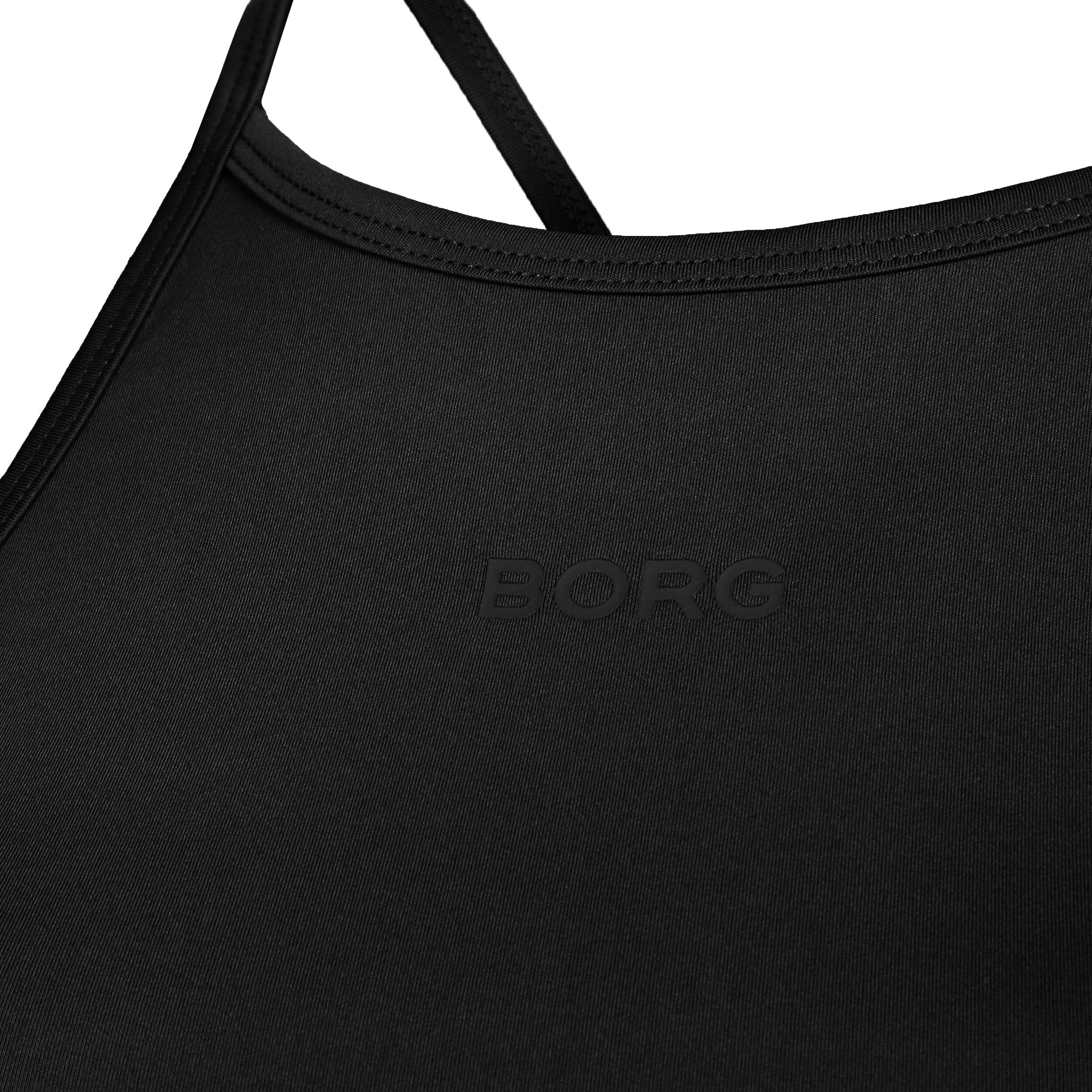 Borg Strap Tank-Top Damen - Schwarz