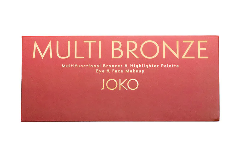 Joko multifunktionel øjen- og ansigtsbronzer og illuminator-palette