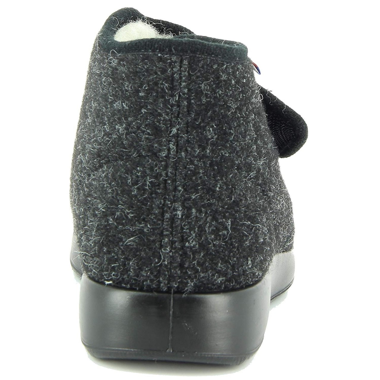 FLORETT Hausschuhe schwarz Varomed-60822 schw.mel.