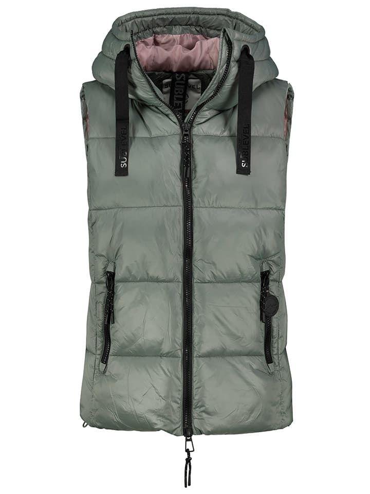 Sublevel Steppweste in Khaki günstig kaufen