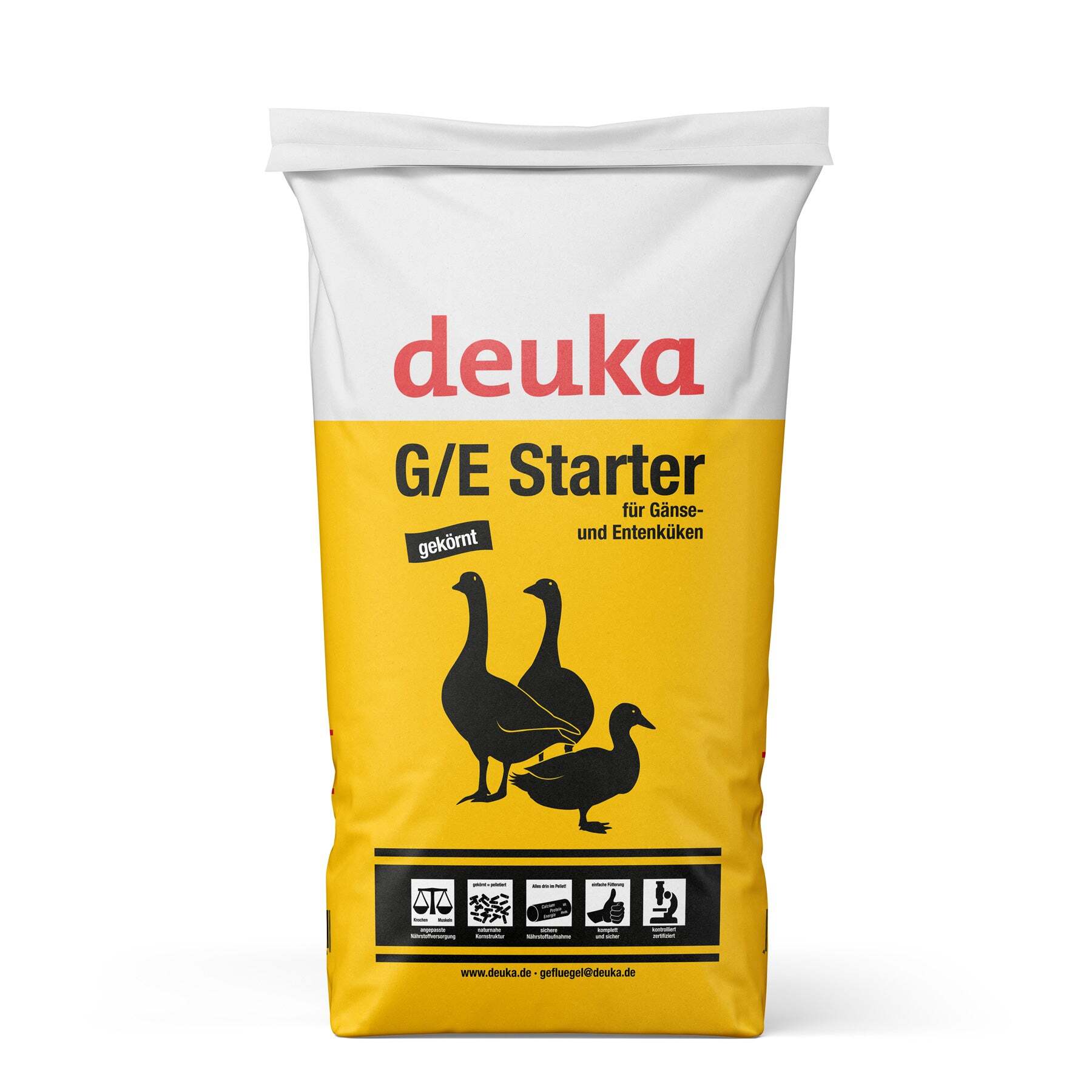 deuka Eichhörnchen deuka G/E Starter 25 kg - Aufzuchtfutter für Gänseküken und Entenküken