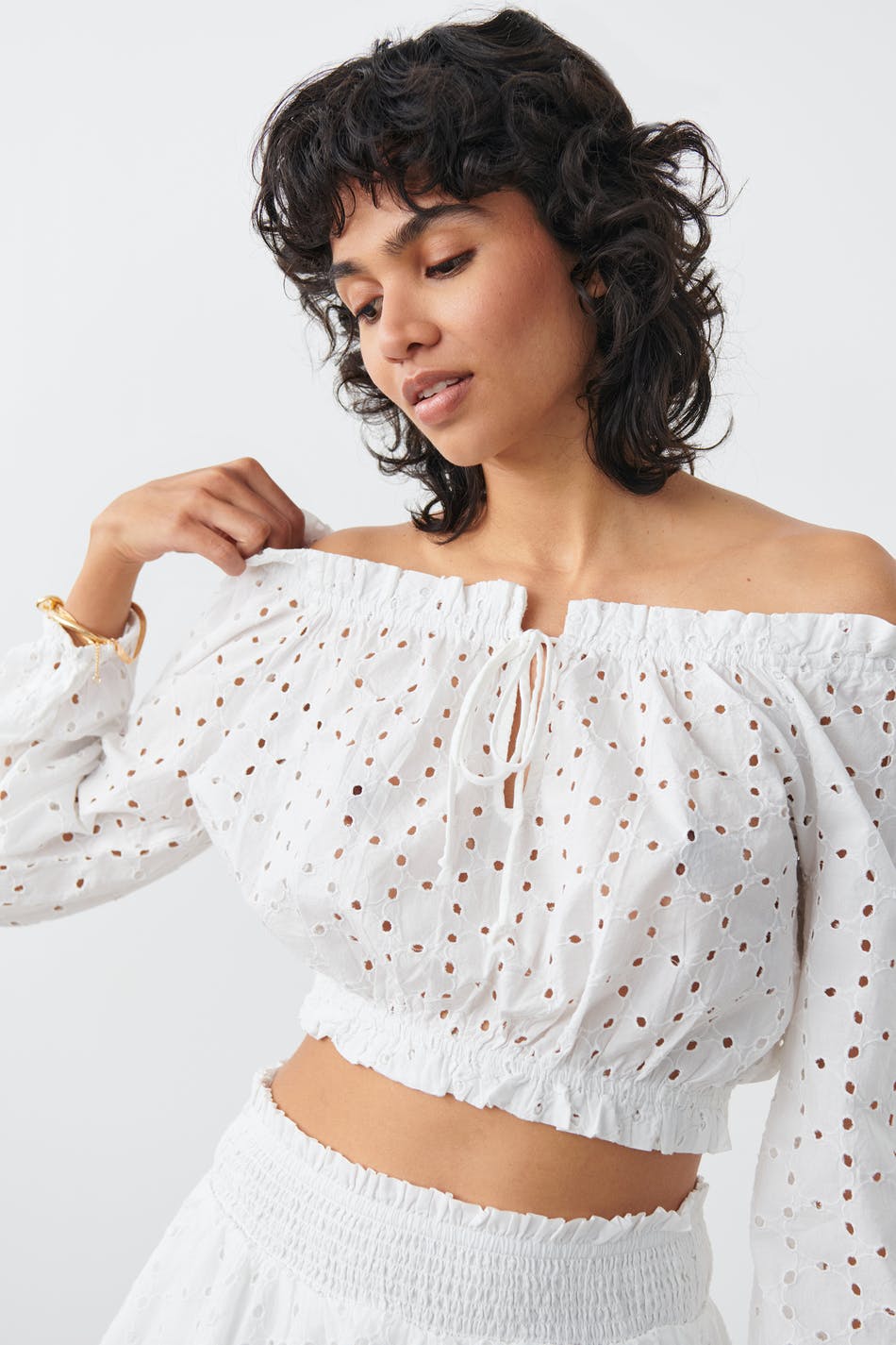 Broderie anglaise blouse