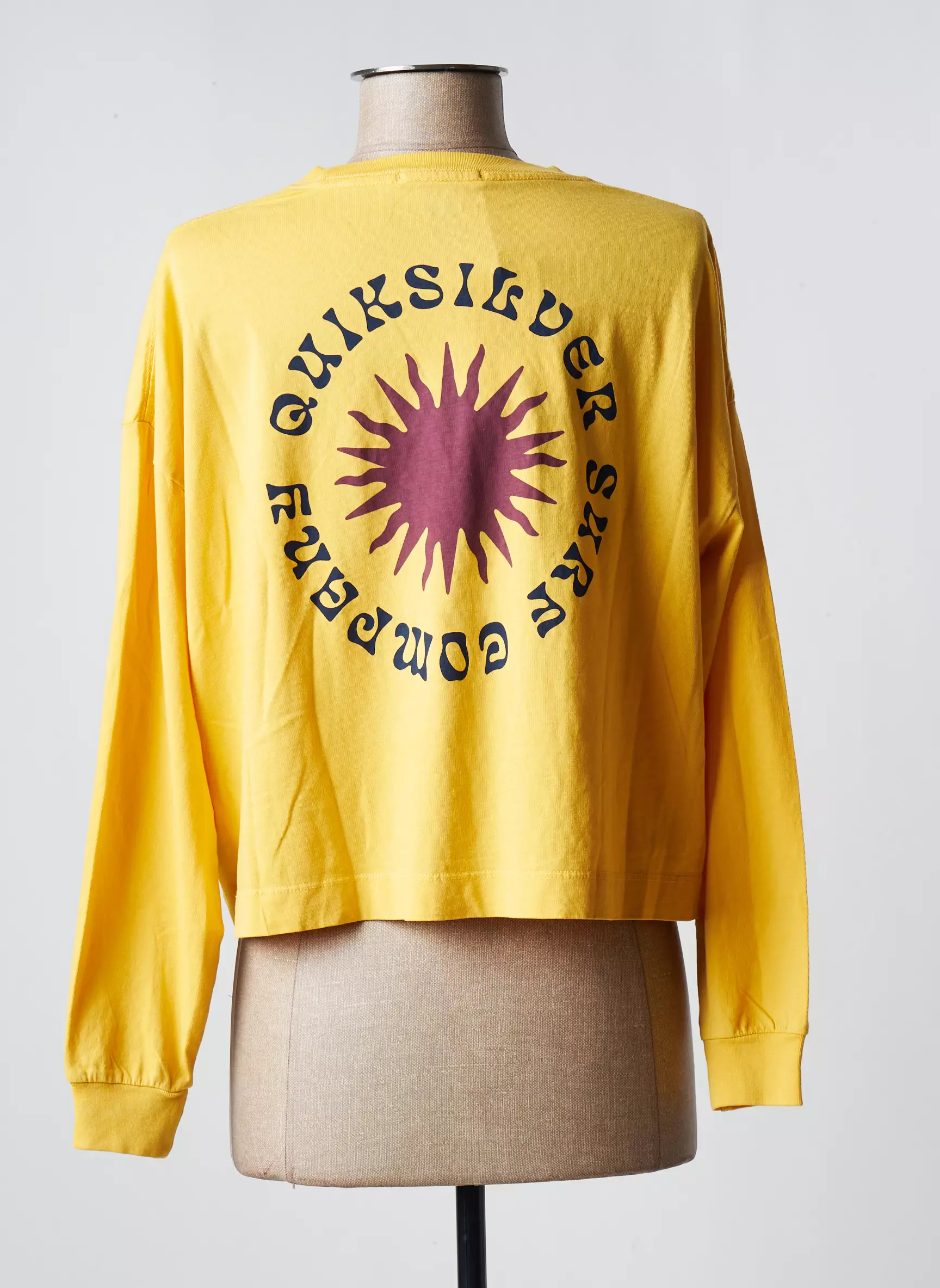Quicksilver Tshirts Femme couleur jaune