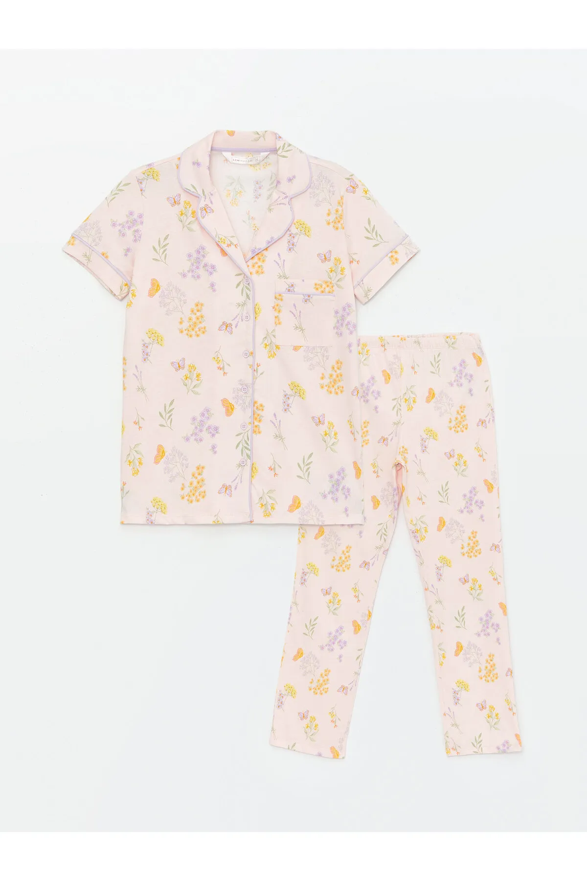 LC Waikiki  Pyjama set - Rosa - Unifarben