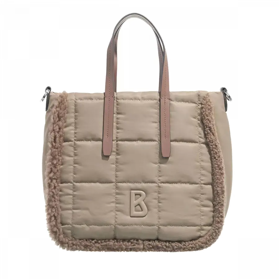 Bogner - Bogner Handle Bags Leder Taupe - taupe