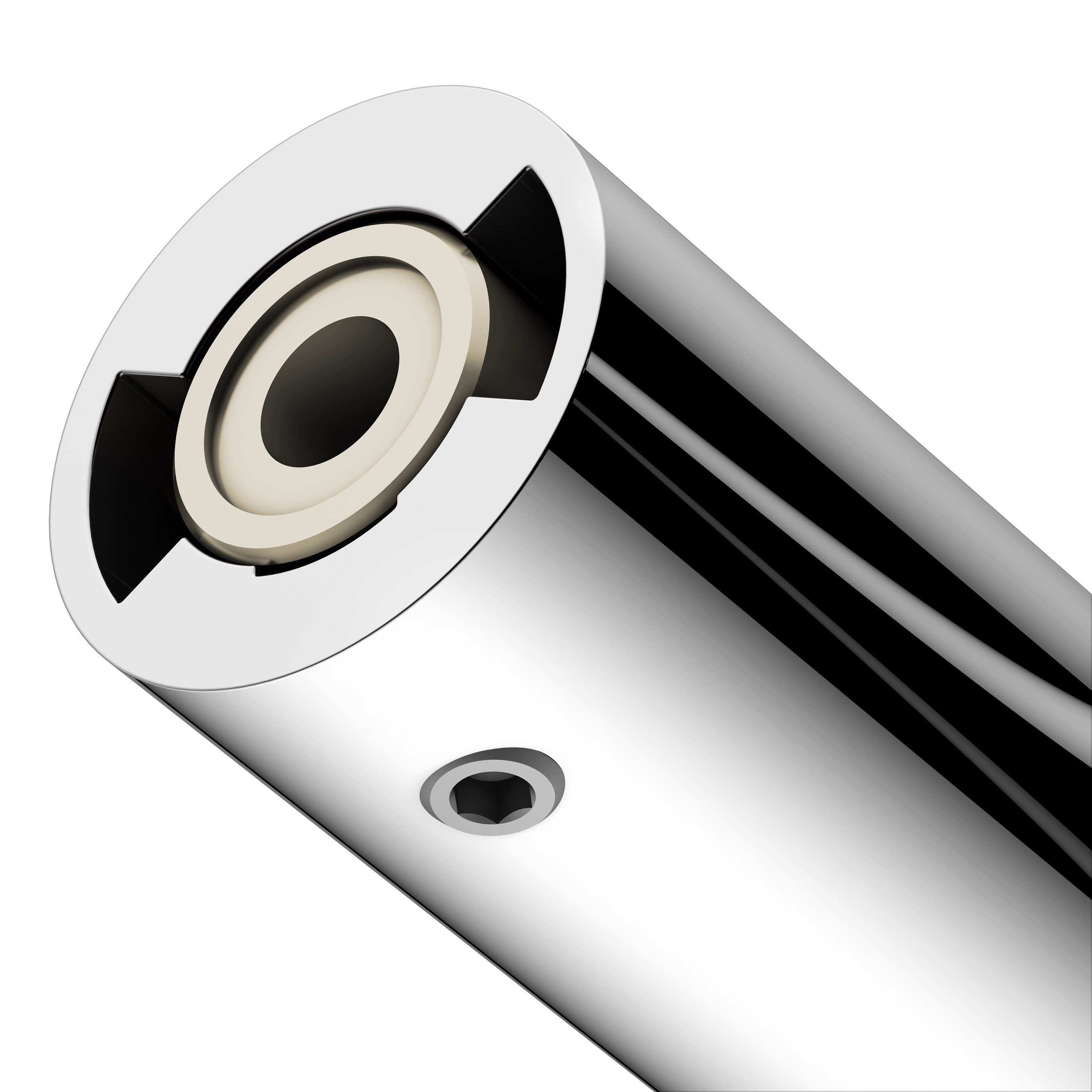 Keuco Badewannengriff REVA, Haltegriff fürs Bad, für Dusche und Badewanne, in schwarz oder chrom