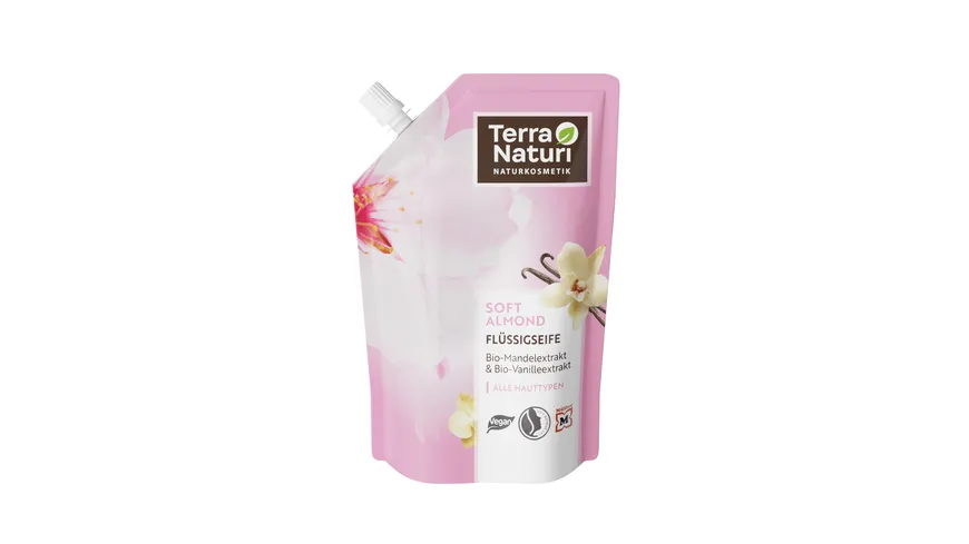 Terra Naturi Flüssigseife Soft Almond Nachfüllpack 500 ml
