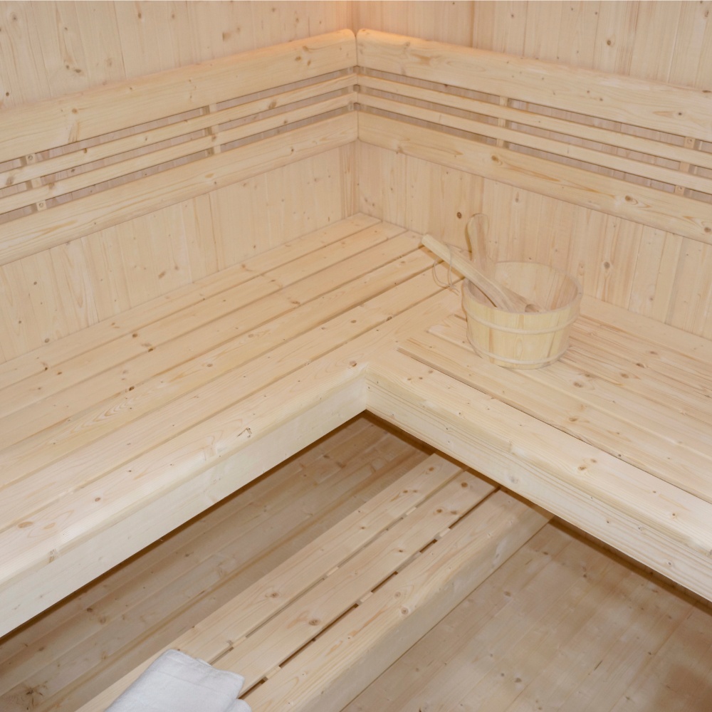 Home Deluxe Traditionelle Sauna SHADOW - XL BIG