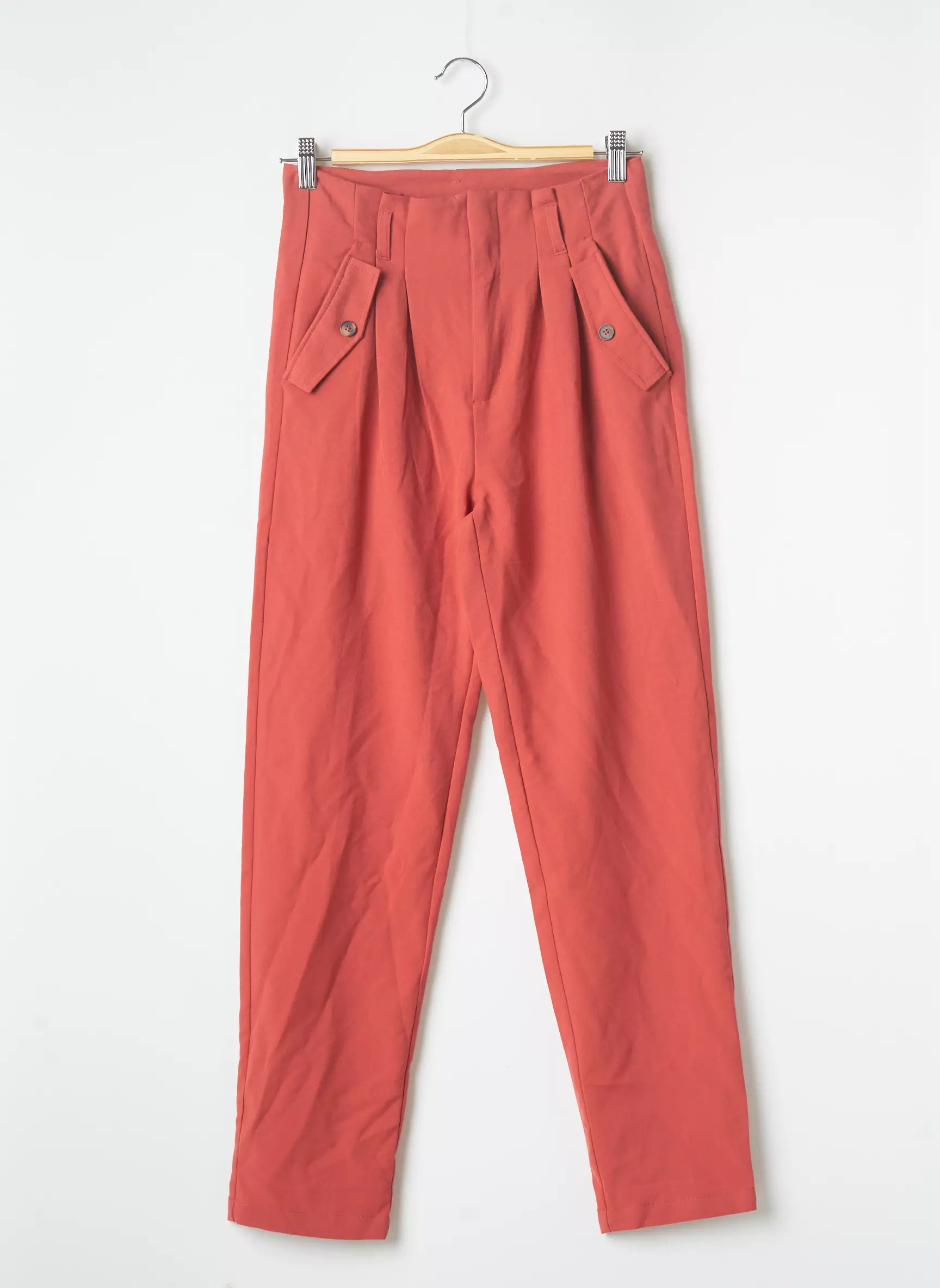 Jacqueline De Yong Pantalons Slim Femme couleur orange