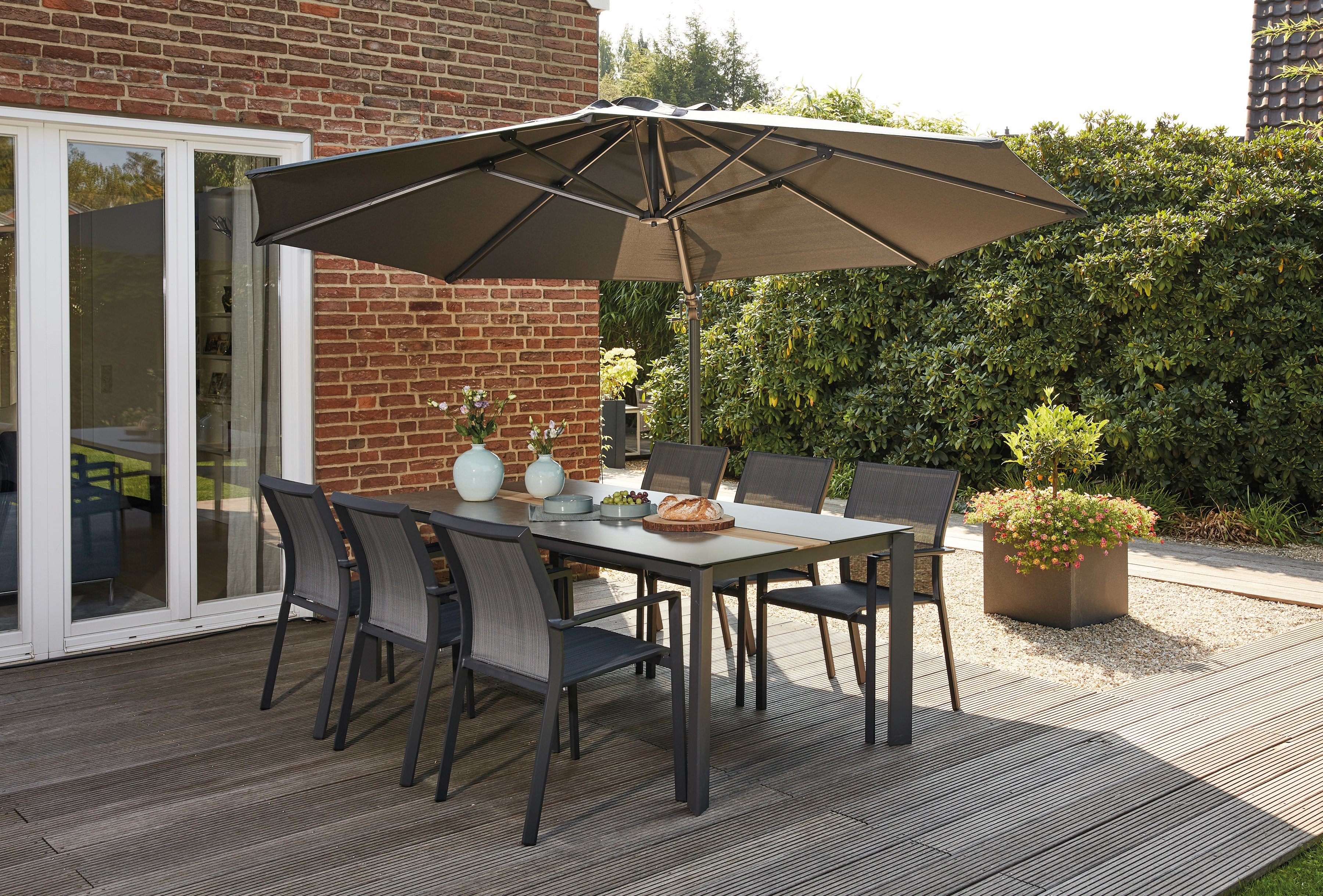 Siena Garden Ampelschirm Alphawing N+