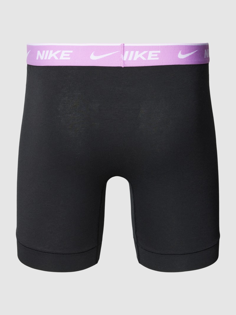Trunks mit elastischem Logo-Bund in schwarz