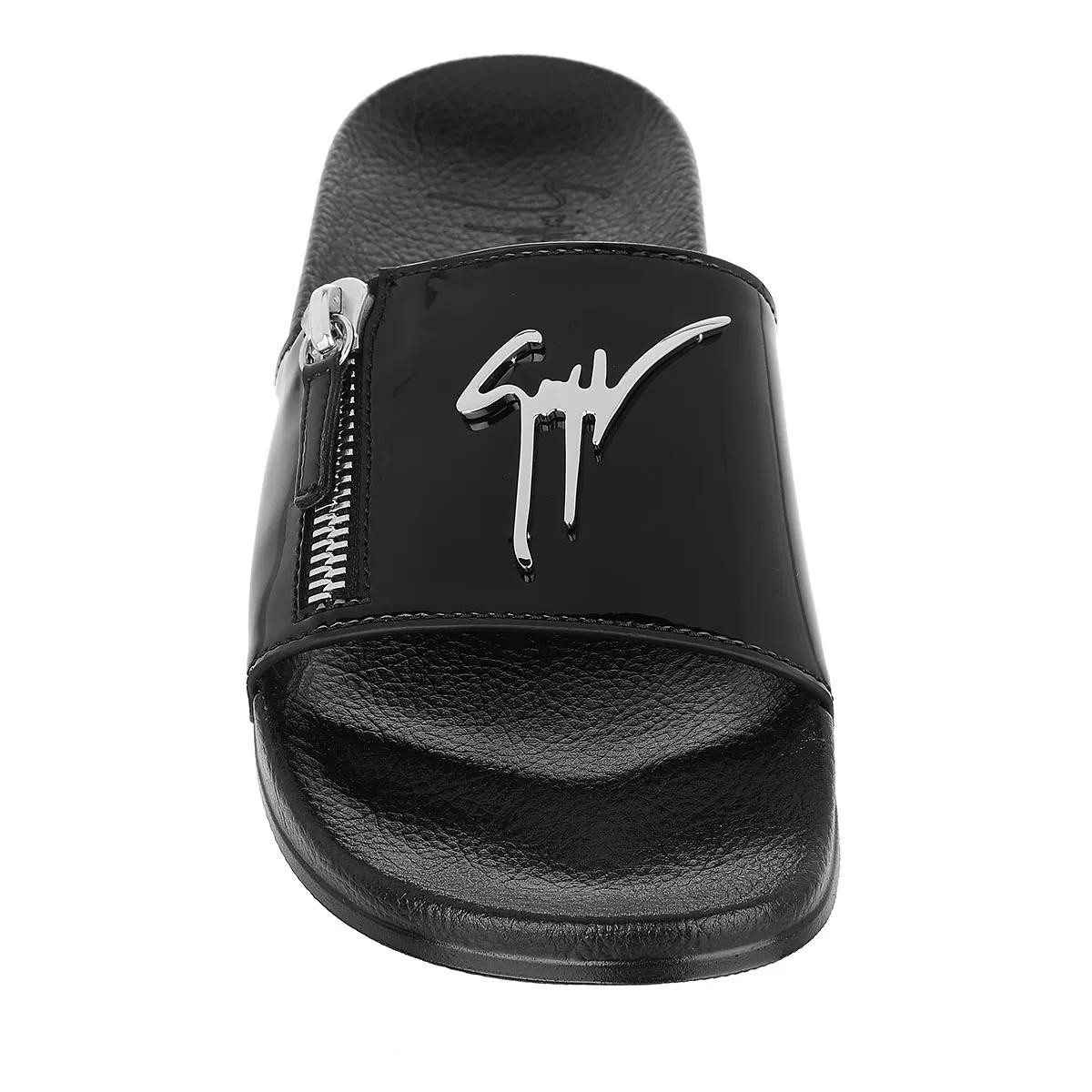 GIUSEPPE ZANOTTI Pantoletten schwarz Slide