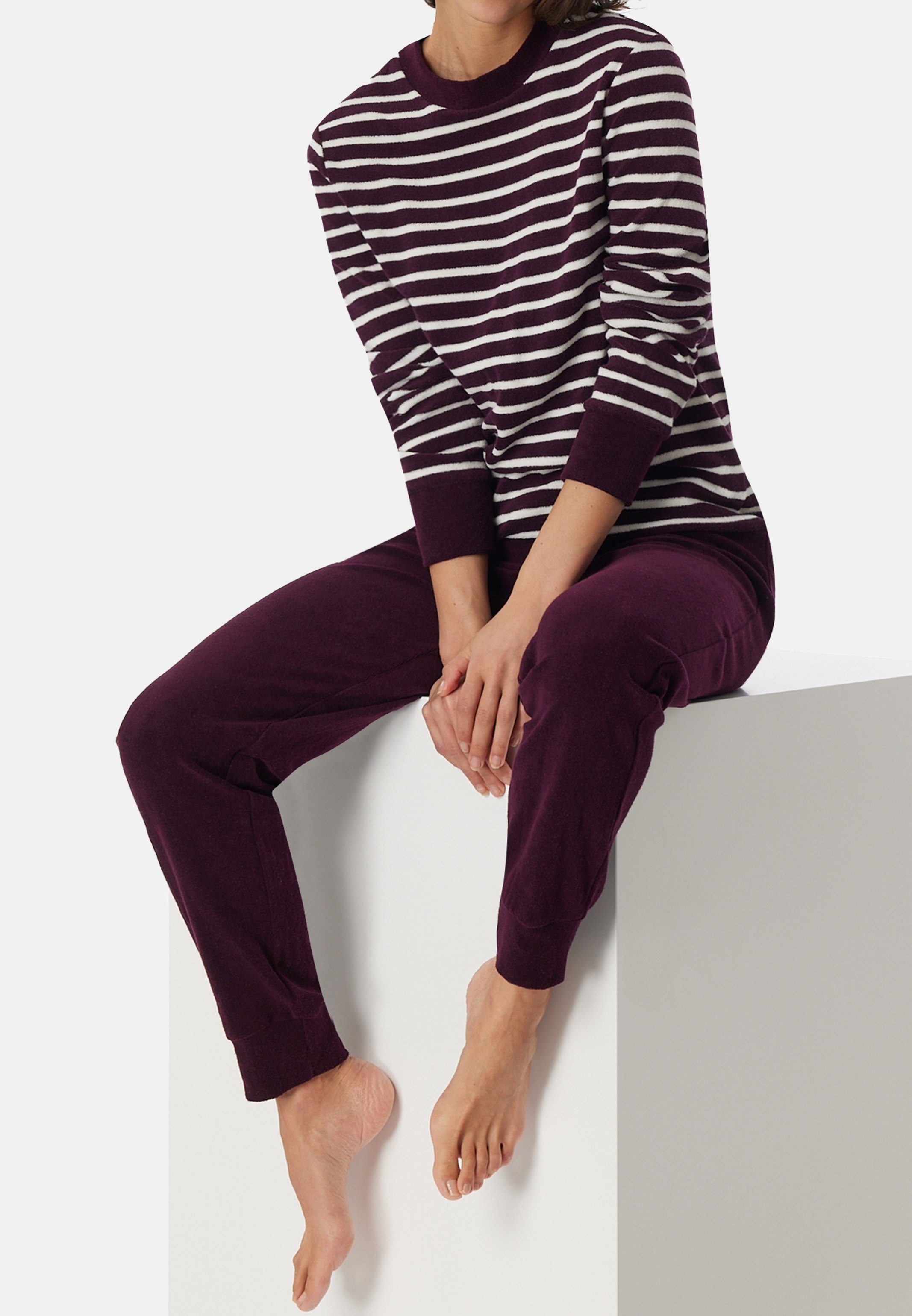 Schiesser Pyjama Casual Essentials (Set, 2 tlg) Schlafanzug - Baumwolle -