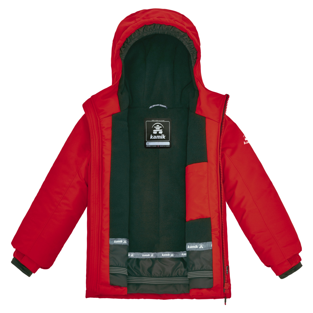 Kamik Finn Winterjacke rot