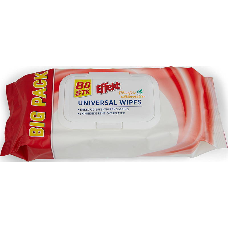 Effekt Engangsklut 80 stk Universal Effekt