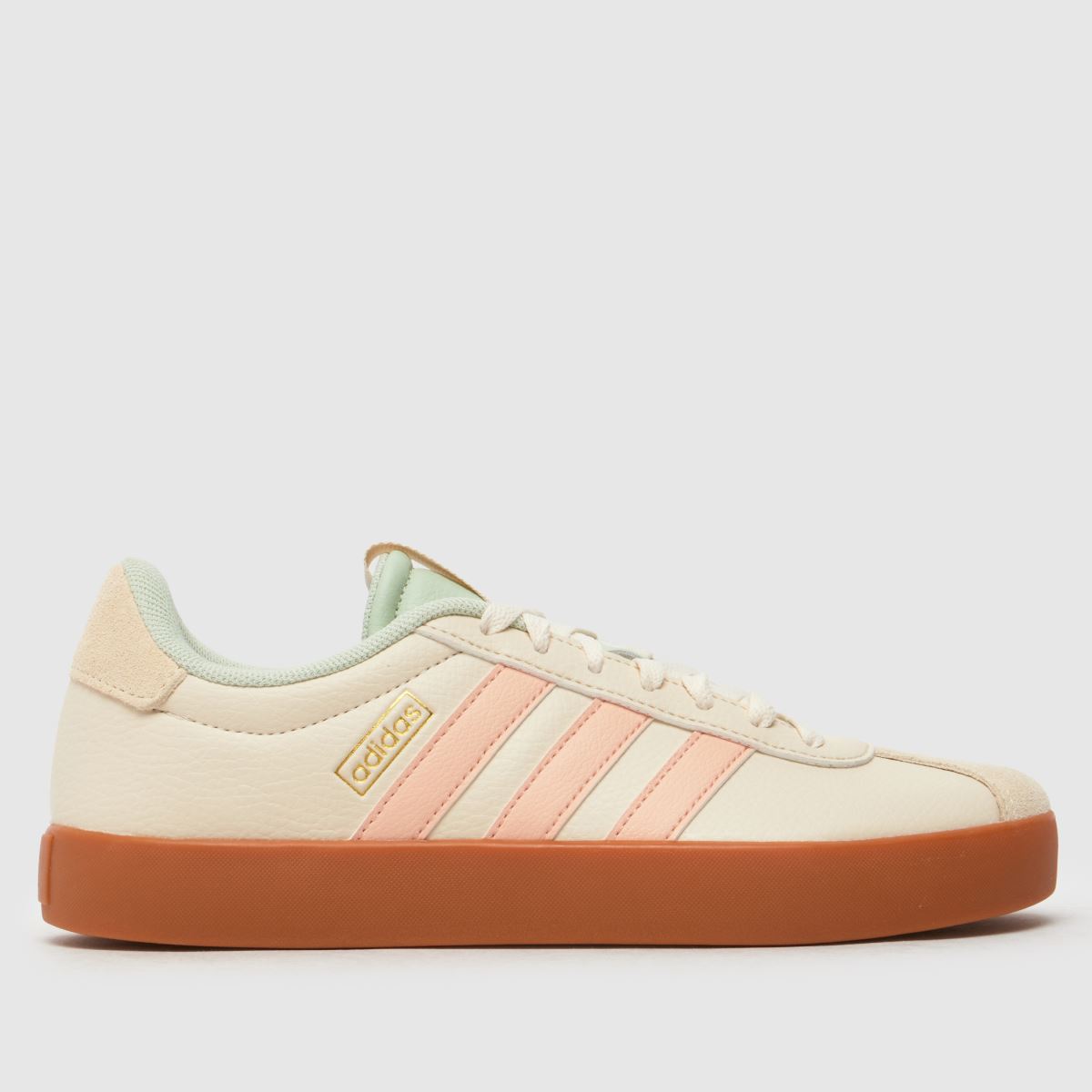adidas vl court 3.0 – vitfärgade flerfärgade träningsskor