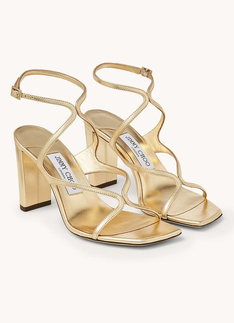 Sandale Jimmy Choo Azie 85 din piele de miel