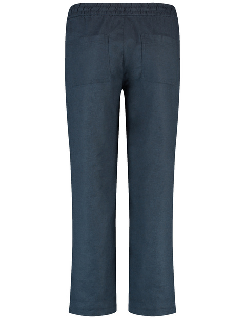 Schlupfhose Easy Fit aus Baumwoll-Leinen