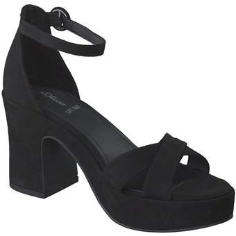 s.Oliver Sandale in schwarz