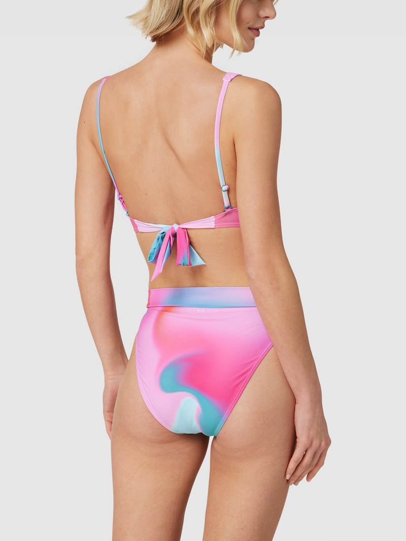 Bikini-Oberteil mit Farbverlauf in pink