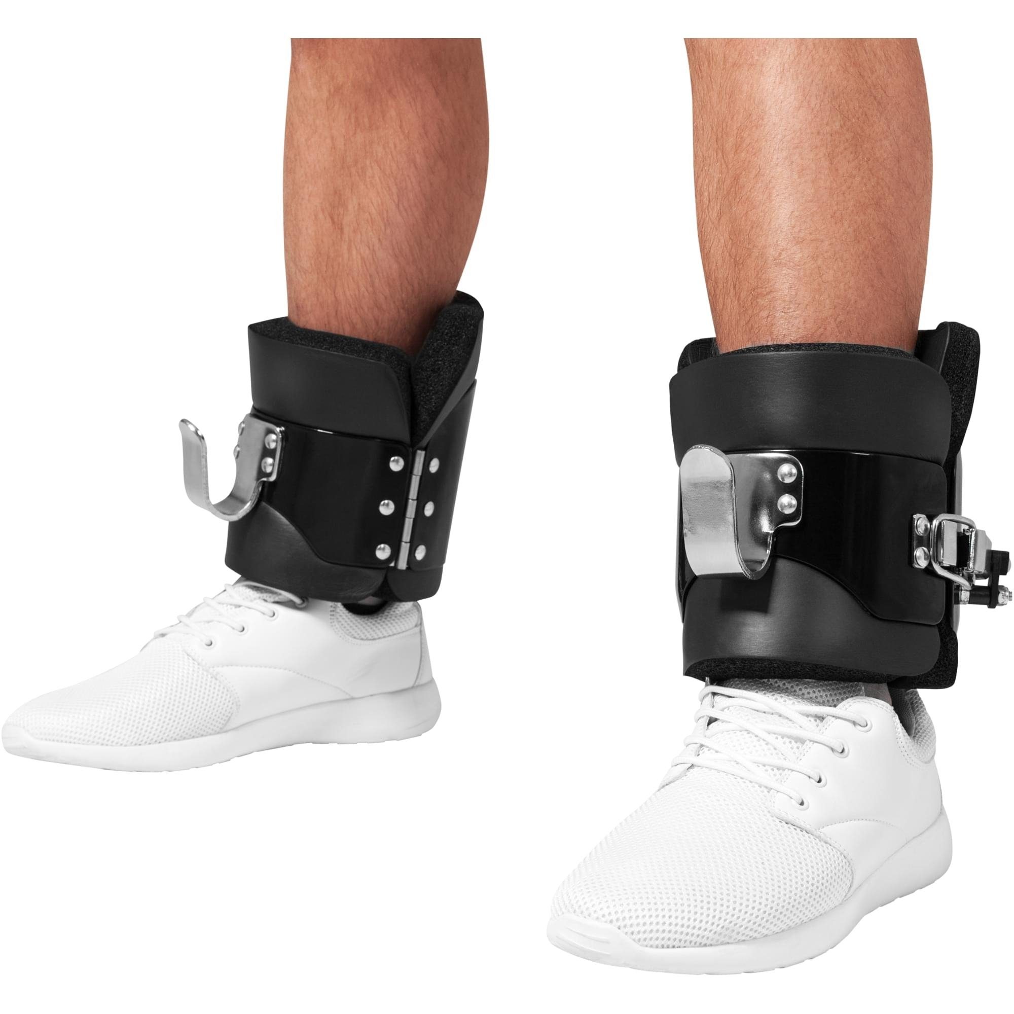GORILLA SPORTS Rückentrainer Gravity Boots, Sicherheitsverschluss, 250 kg Belastbar, 30mm Stangen, (1-tlg)