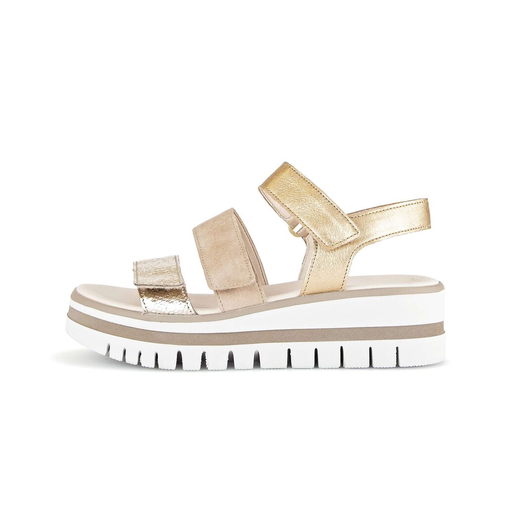 Gabor fashion Plateau Sandale gold
