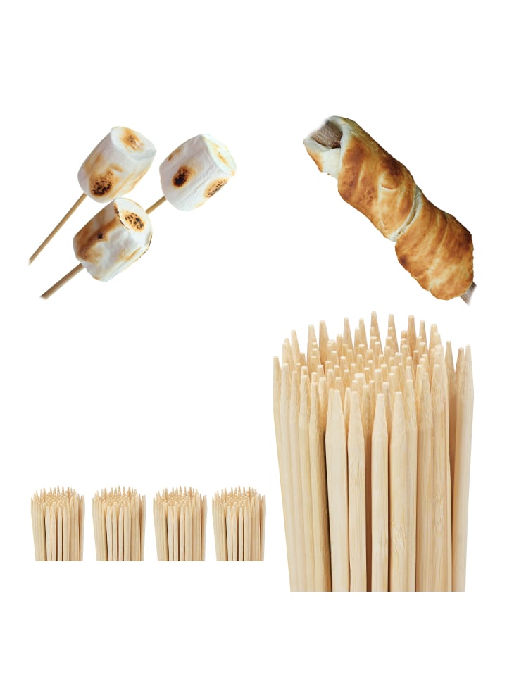 relaxdays 500 x Grillspieße in Natur günstig kaufen onesize