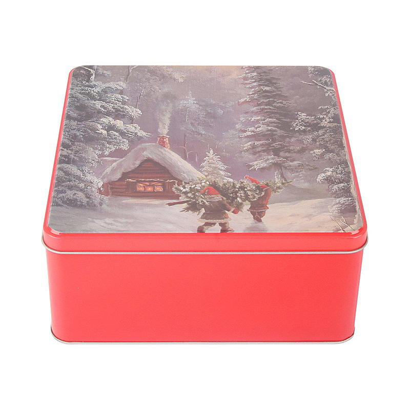 Cuisine Kakeboks med julemotiv 19,5x19,5x8,5 cm