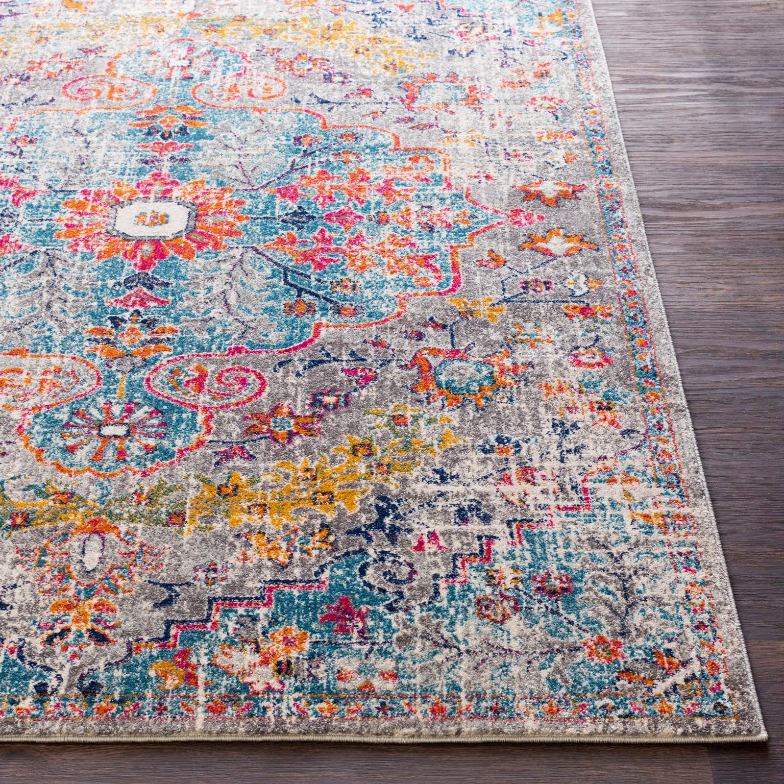 Teppich Traditional, Surya, rechteckig, Höhe: 11 mm, Shabby Chic Effekt