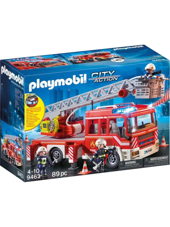 Playmobil Spielfigur Set City Action Feuerwehr-Leiterfahrzeug, ab 4 Jahre günstig kaufen onesize