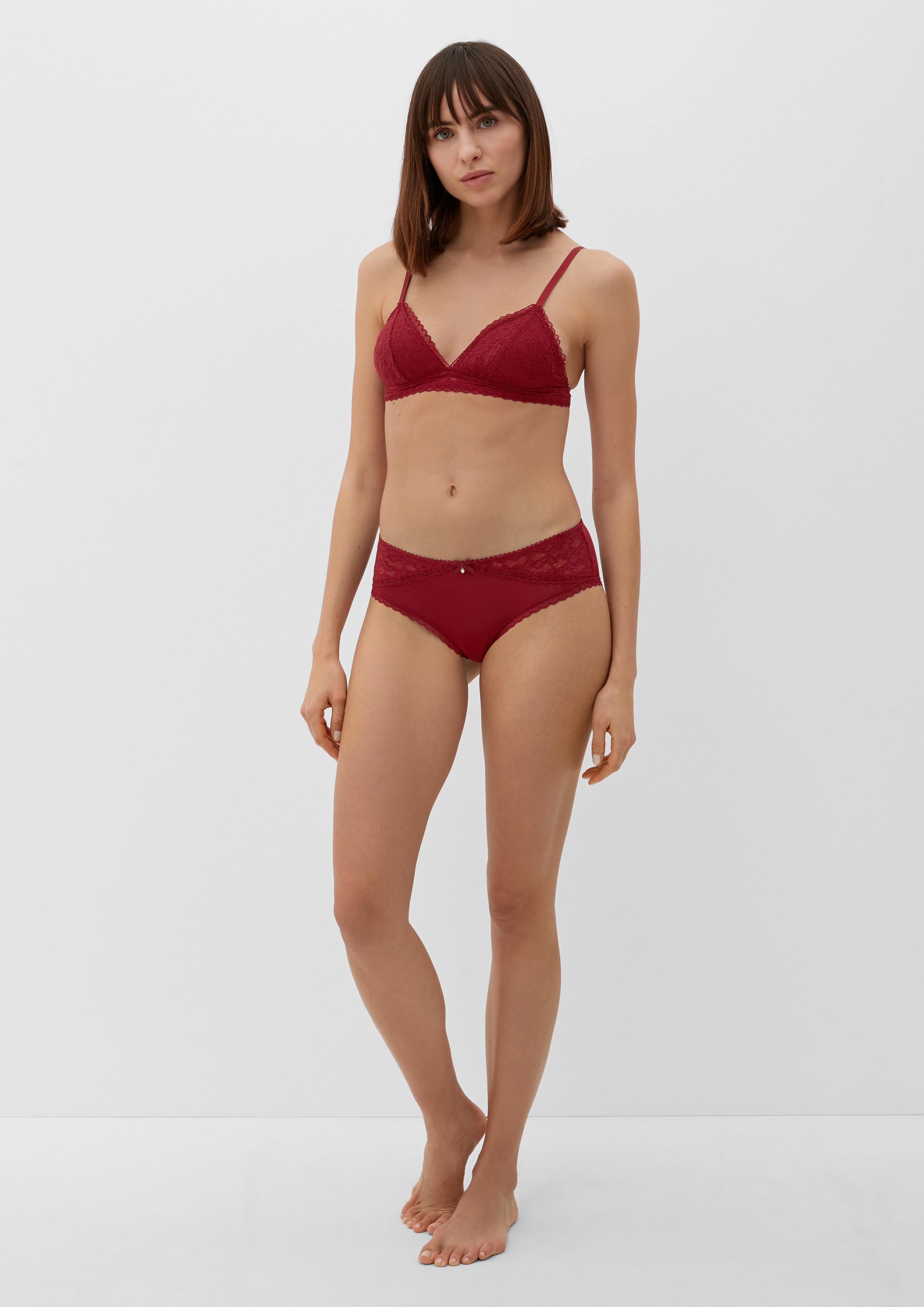 Panty mit Spitze  6008156-4900