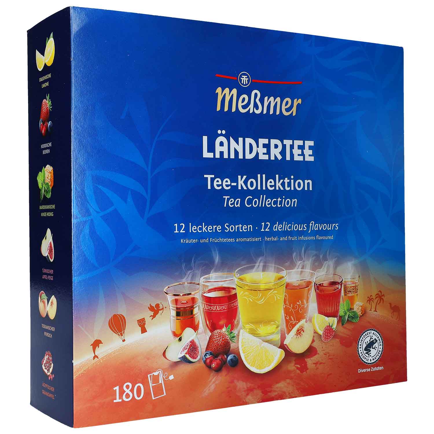 Meßmer Ländertee Tee-Kollektion Box 180er