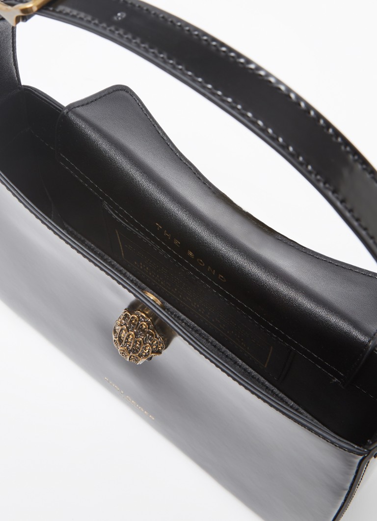 Kurt Geiger Bond ādas plecu soma ar noņemamu plecu siksnu