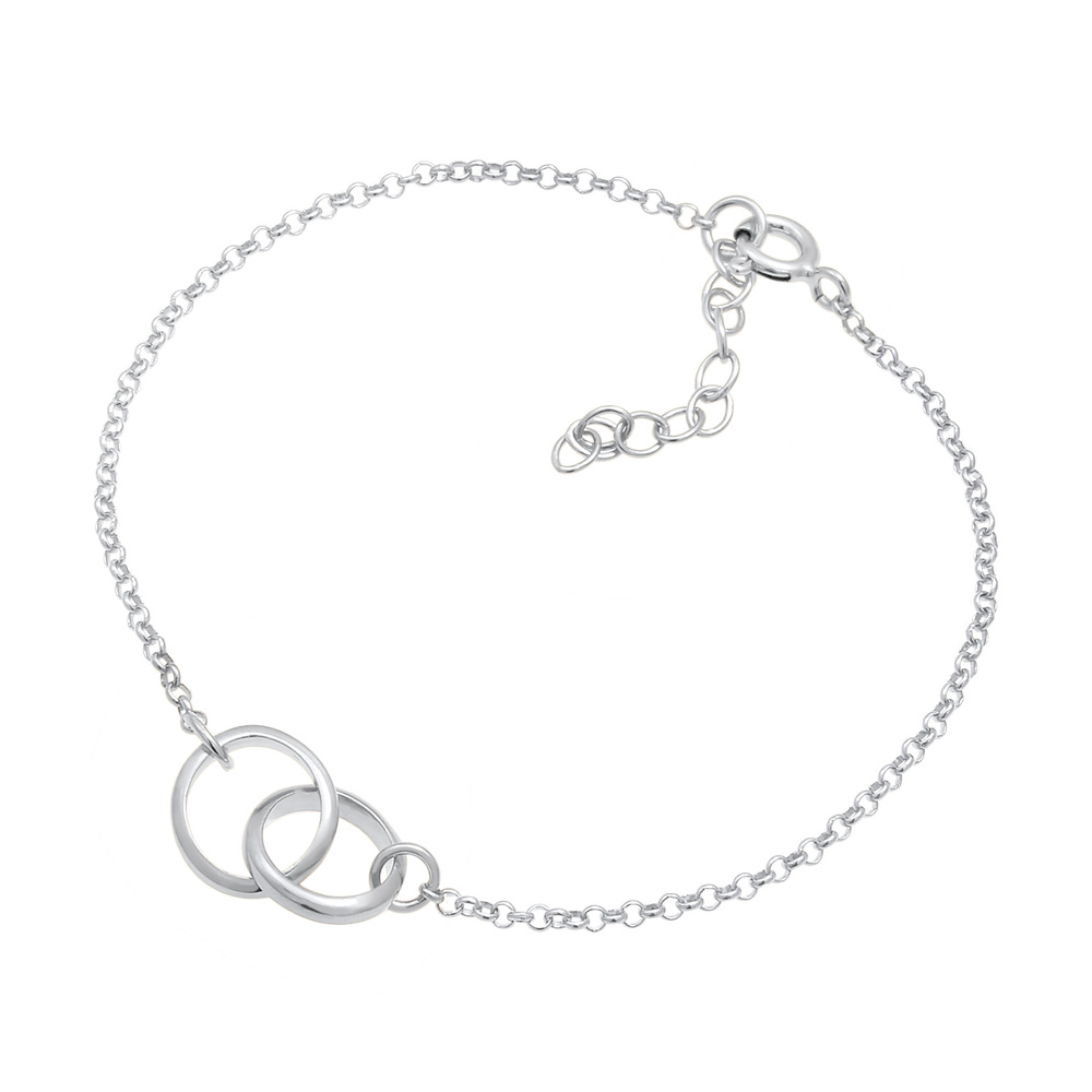 Elli Elli Bracelet Colliers pour femmes reliés en 925/1000 argent massif Bracelet