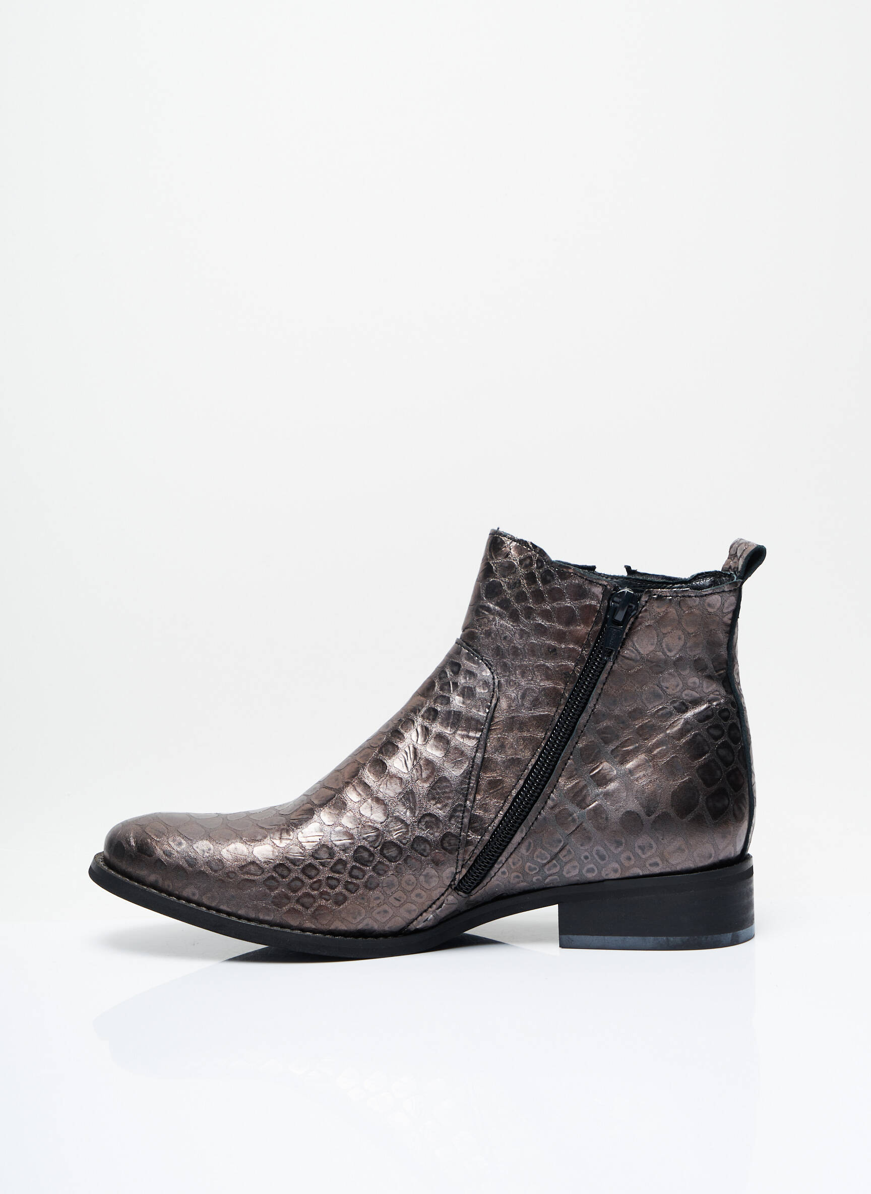 Regard Bottines Femme couleur gris