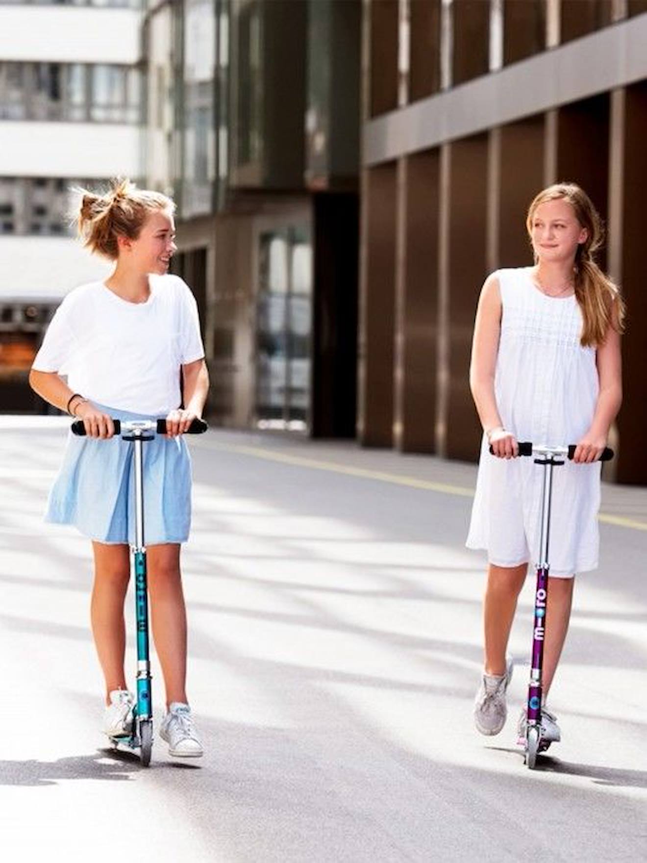 Trottinette 2 roues pliable Enfant – Micro Sprite Bleu Pétrole bleu