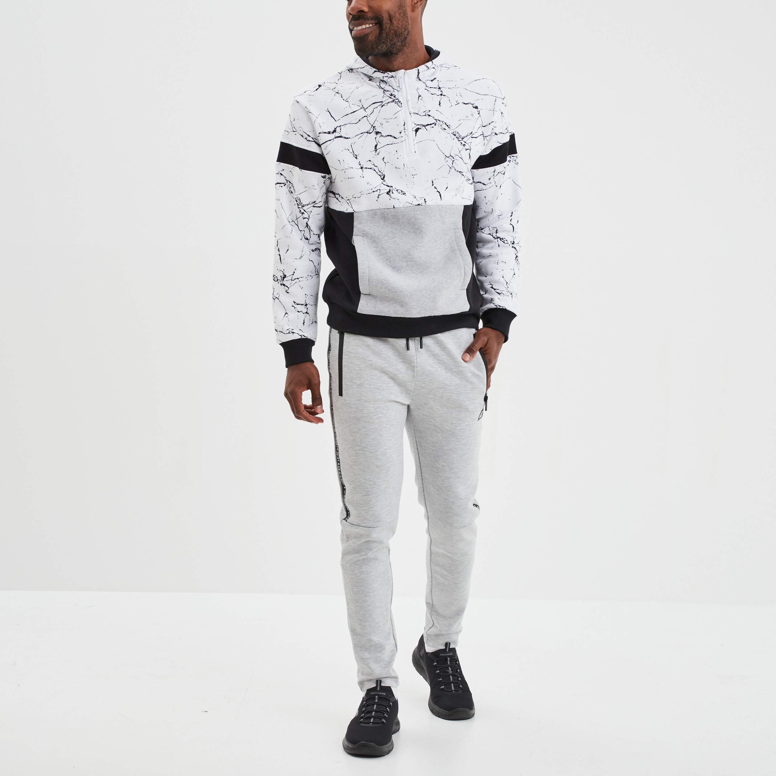 Pantalon de jogging stretch Liberto gris homme | La Halle
