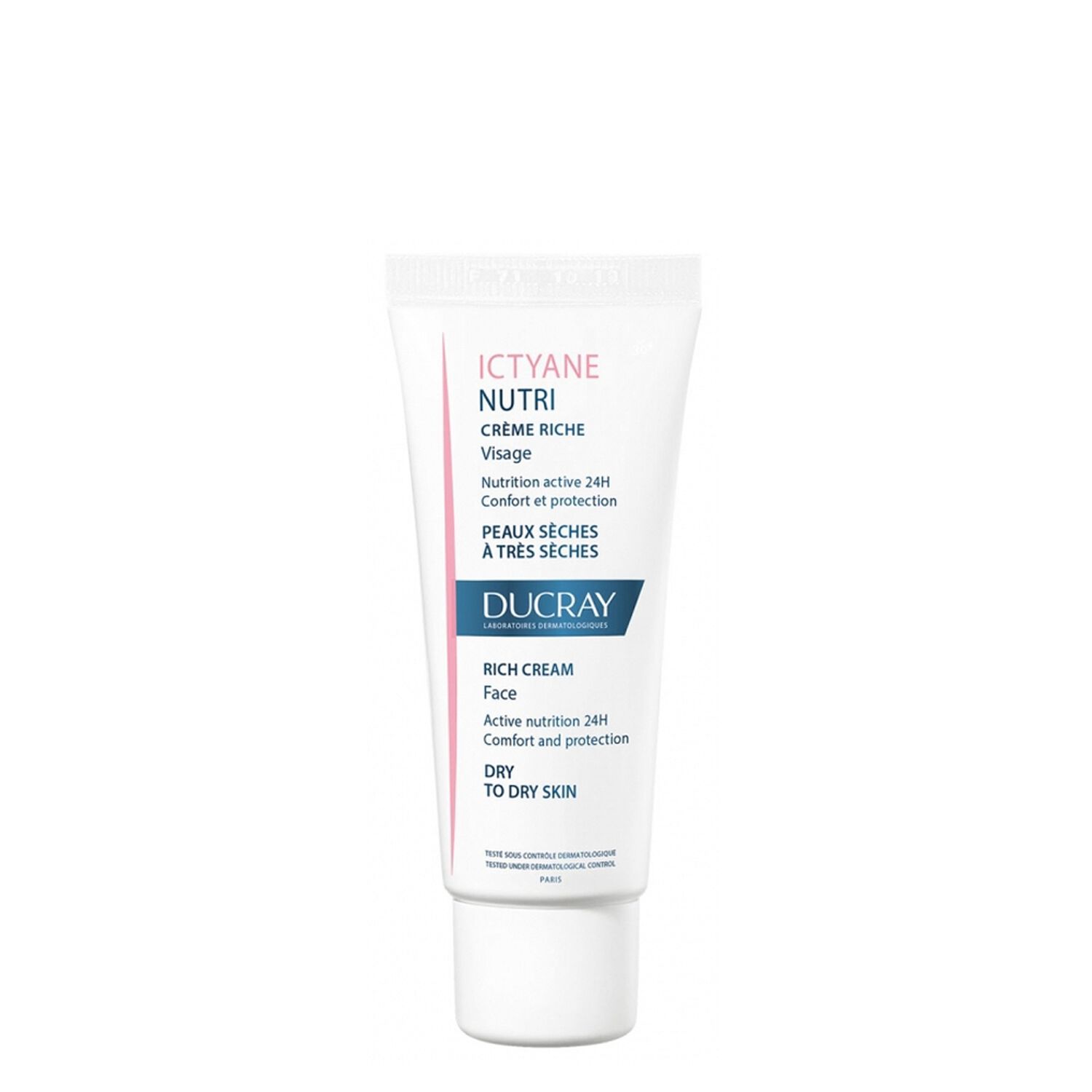 Ducray Ictyane Nutri Crème Riche Visage Peaux Sèches 40 ml