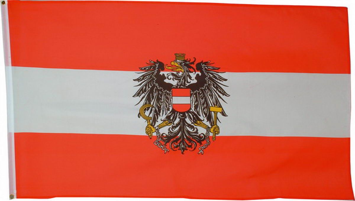 Flagge / Fahne 90x150 cm Österreich m. Adler