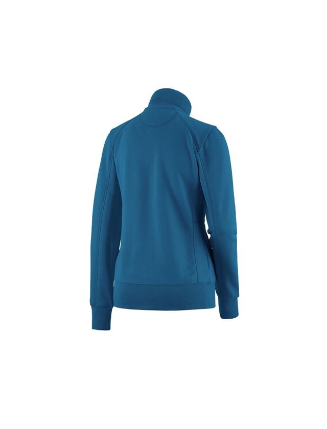 e.s. Sweatjacke poly cotton, Damen