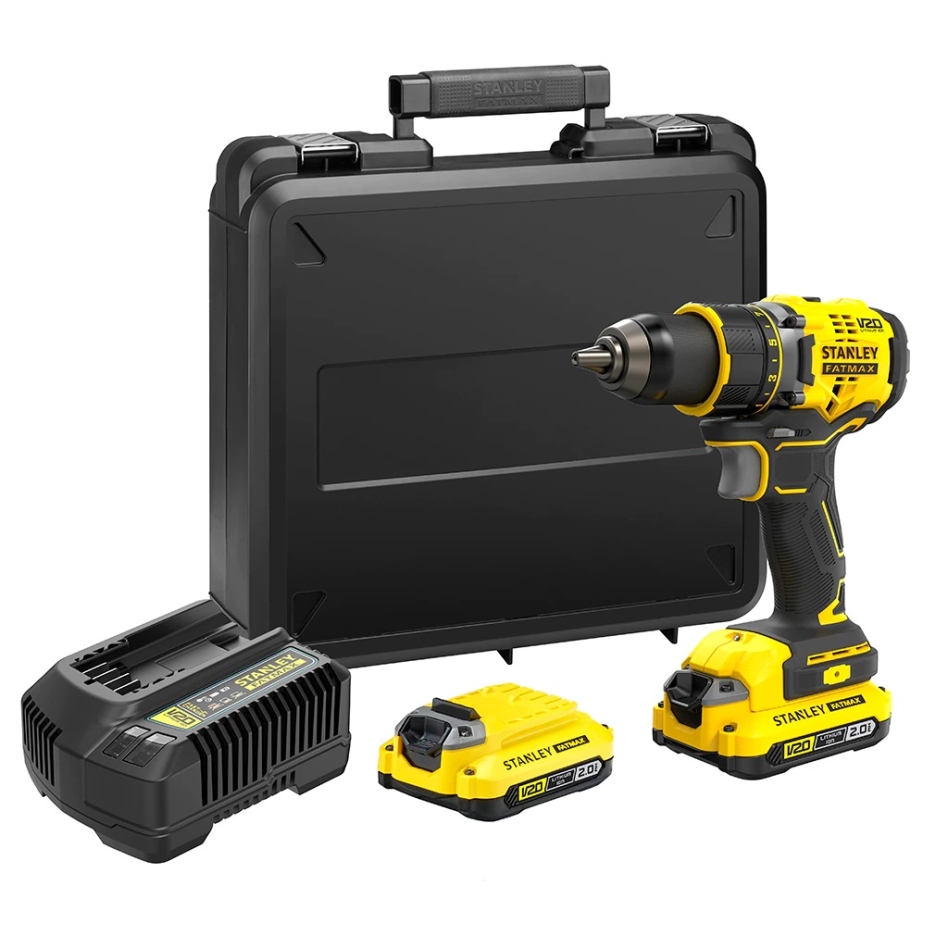 Stanley SFMCD720D2K Fatmaxx V20 Mașină de șuruburi cu acumulator 18V 2.0Ah FĂRĂ PERII