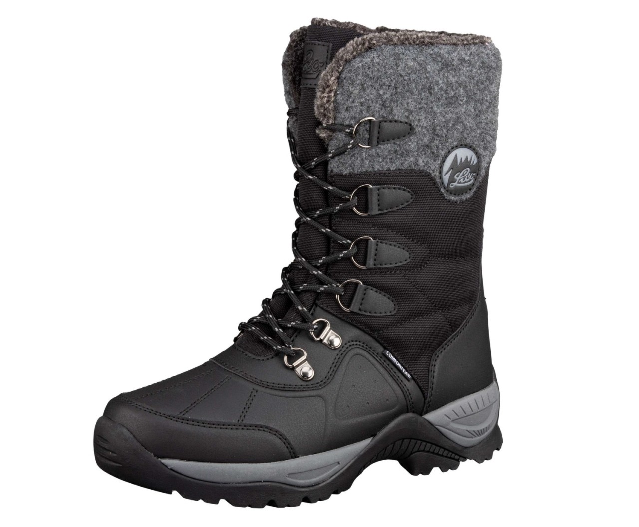 BRÜTTING Stiefeletten schwarz schwarz grau