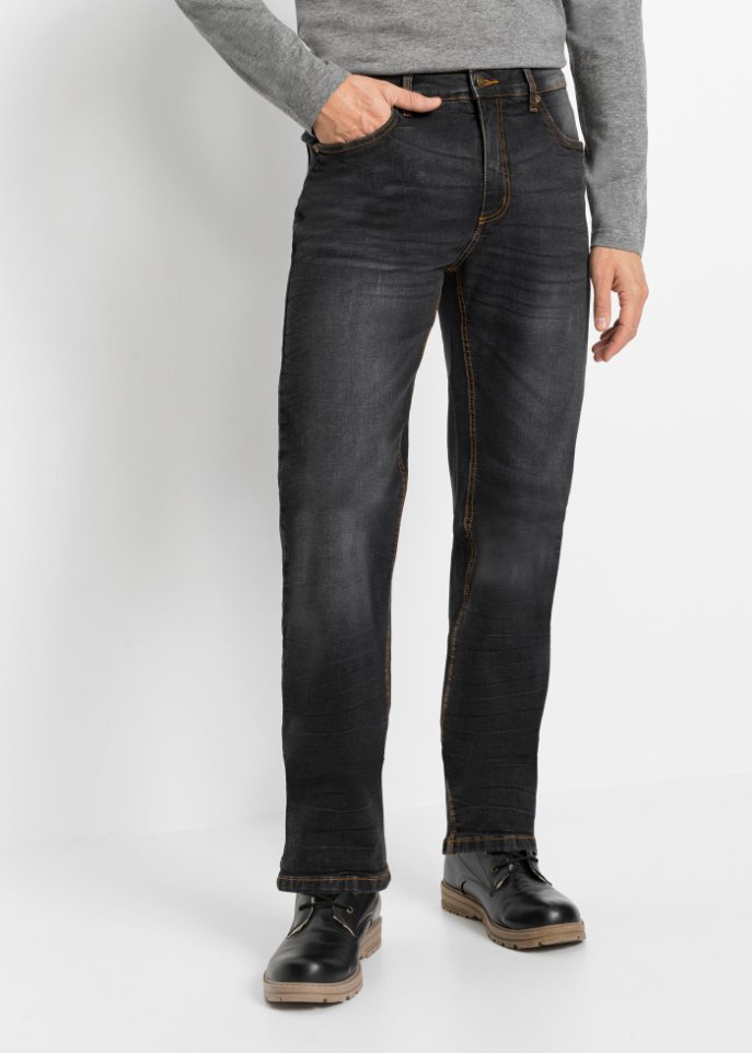 Classic Fit Stretch-Jeans, Straight