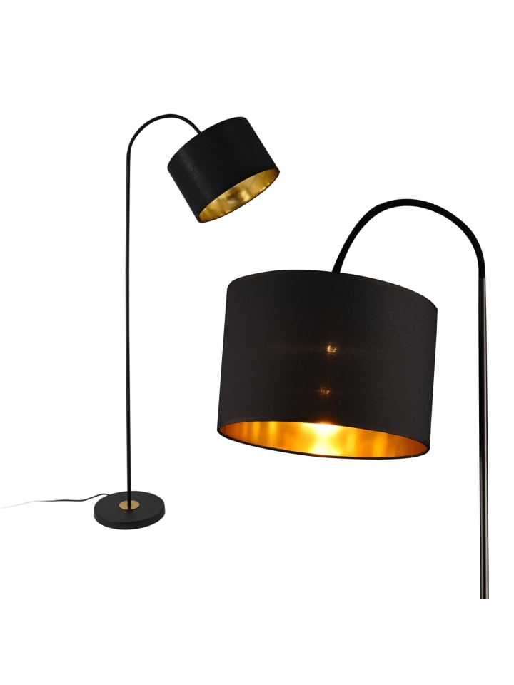 lux.pro Stehleuchten Toledo in Schwarz (H)173cm (D)35cm günstig kaufen onesize
