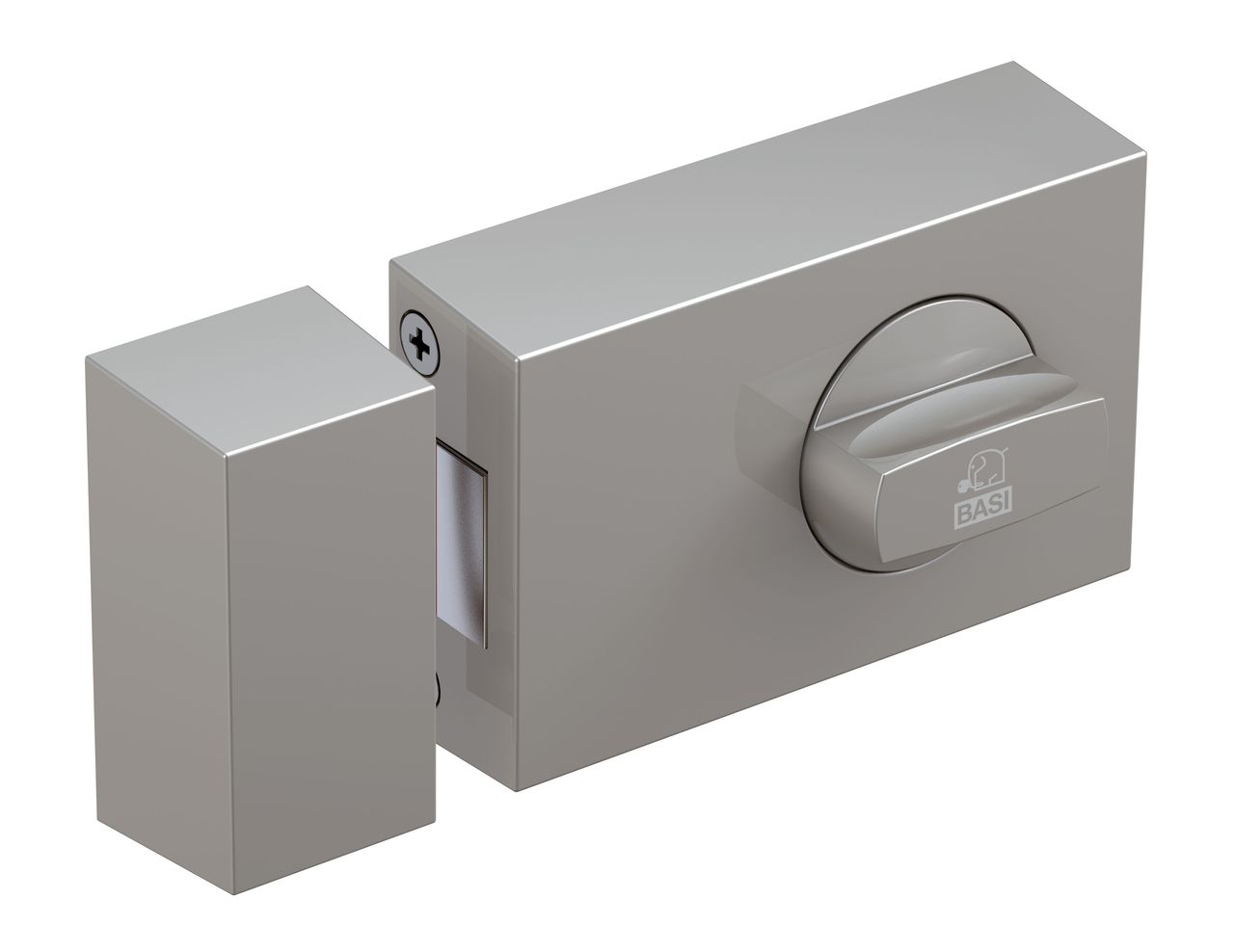 Basi KS500-60 Kastenschloss (käntig) Silber
